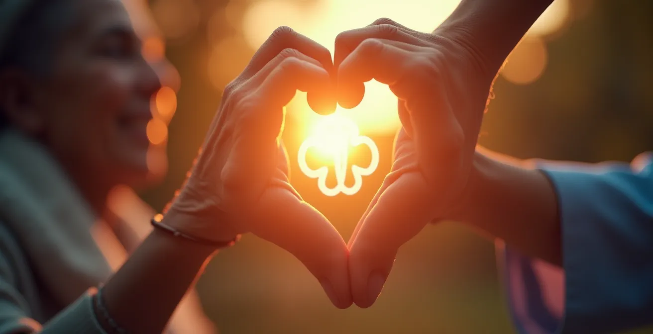 Illustration symbolique représentant la solidarité canadienne dans l'accès universel aux soins de santé